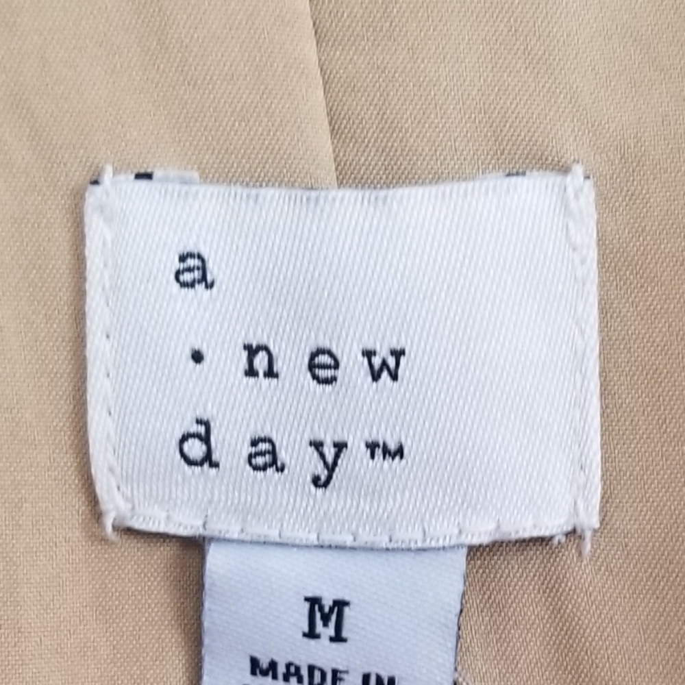 NWT A New Day Beige Double Breasted Blazer Jacket Size Medium - Picture 8 of 9